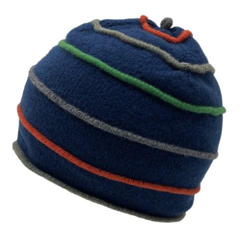 cloche shaped hat- blue